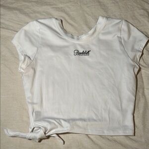 Bombshell Sportswear White Short Sleeve Tee